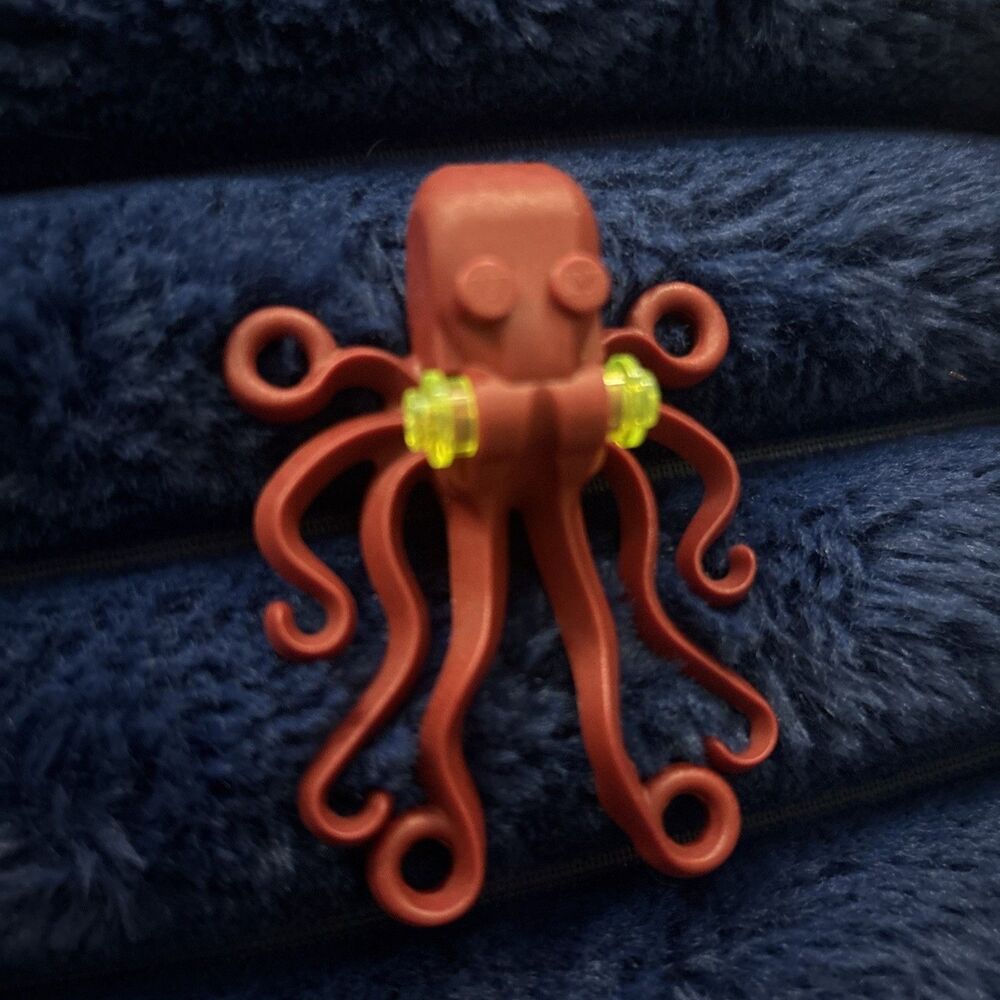 LEGO octopus burgundy eyes animal city pirate 6086